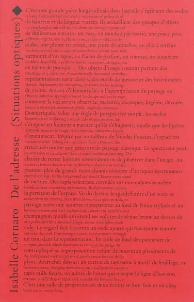 De l'adresse (situations optiques)