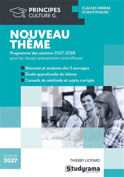 Nouveau thème (TP) : programme des sessions 2027-2028 pour les classes préparatoires scientifiques