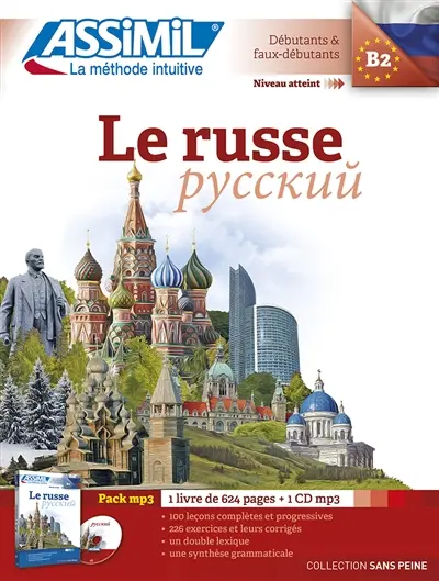 Le russe : débutants & faux débutants, niveau atteint B2 : pack MP3