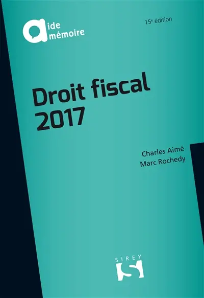 Droit fiscal 2017