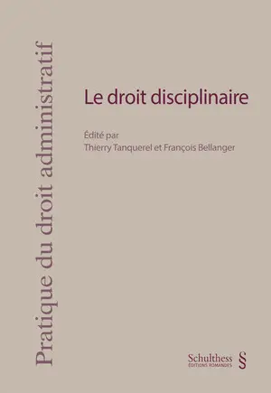 Le droit disciplinaire