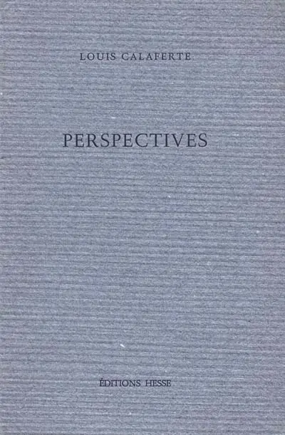 Perspectives : notes autour de l'expression créatrice