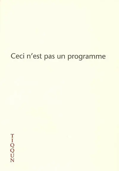 Ceci n'est pas un programme