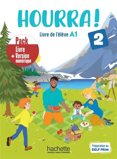 Hourra ! 2 : livre de l'élève A1 : pack livre + version numérique