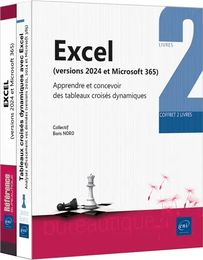 Excel (versions 2024 et Microsoft 365) : apprendre et concevoir des tableaux croisés dynamiques