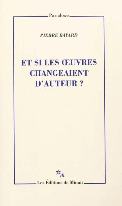Et si les oeuvres changeaient d'auteur ?