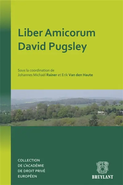Liber amicorum David Pugsley