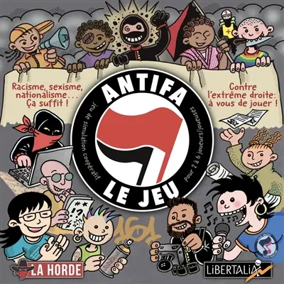Antifa, le jeu : jeu de simulation coopératif pour 2 à 6 joueurs-joueuses