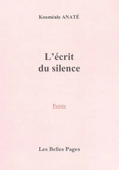 L'écrit du silence