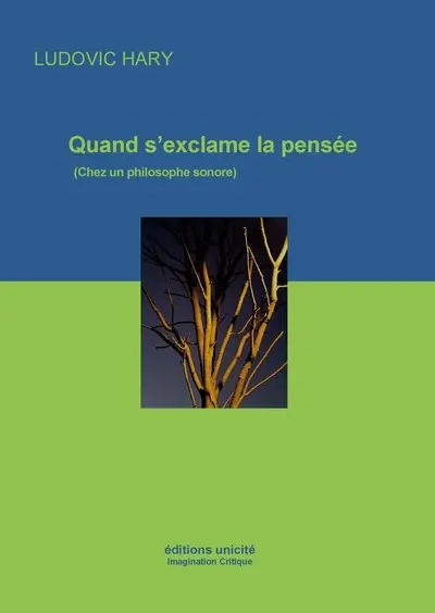 Quand s'exclame la pensée (chez un philosophe sonore)