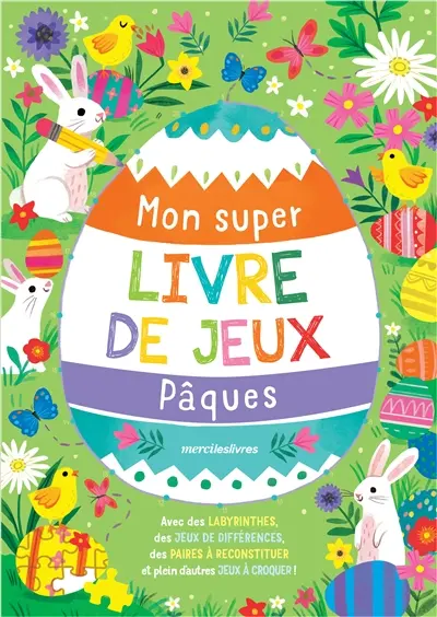 Pâques : mon super livre de jeux