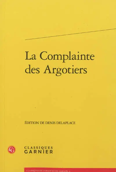 La complainte des argotiers