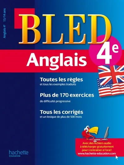 Bled anglais 4e, 13-14 ans