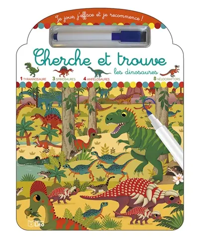 Cherche et trouve les dinosaures