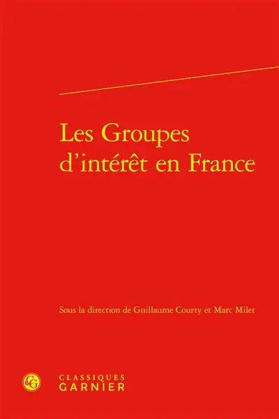 Les groupes d'intérêt en France
