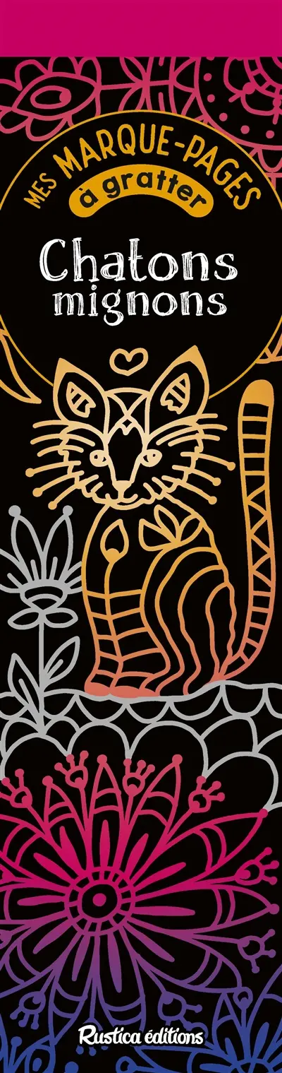 Chatons mignons : mes marque-pages à gratter