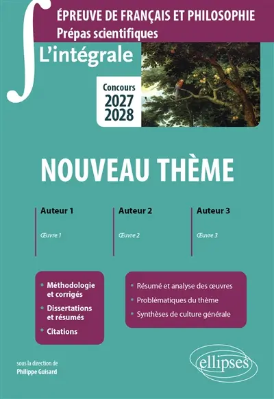 L'intégrale sur les arcanes de la création : Ion et La République, livre X, de Platon ; L'oeuvre, d'Emile Zola ; Un lieu à soi, de Virginia Woolf : épreuve de français et philosophie, prépas scientifiques, concours 2027-2028