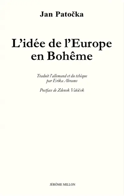 L'Idée de l'Europe en Bohême