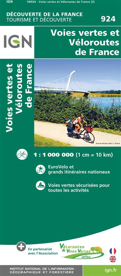 924 - VELOROUTES ET VOIES VERTES DE FRANCE