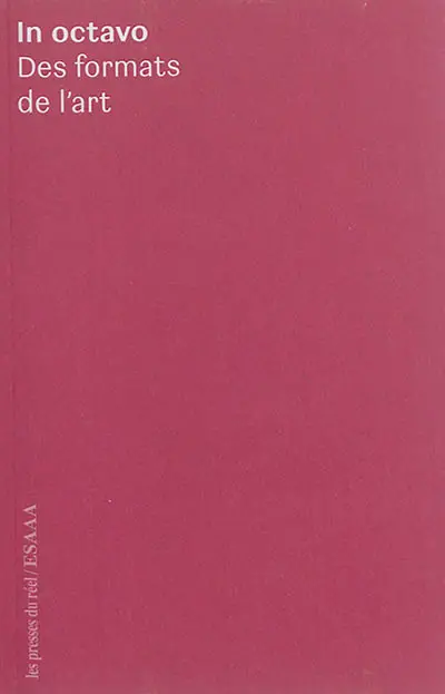 In octavo : des formats de l'art