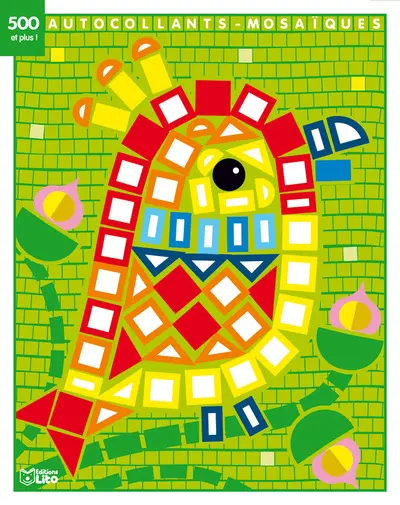 Le perroquet : 500 autocollants-mosaïques et plus !