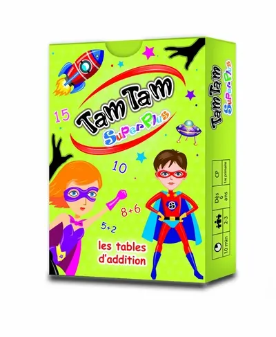 Tam tam superplus : les tables d'addition