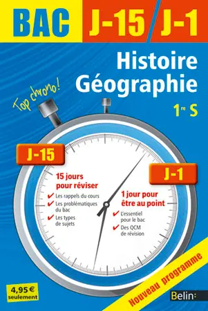 Histoire géographie 1re S : nouveau programme