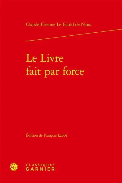 Le livre fait par force