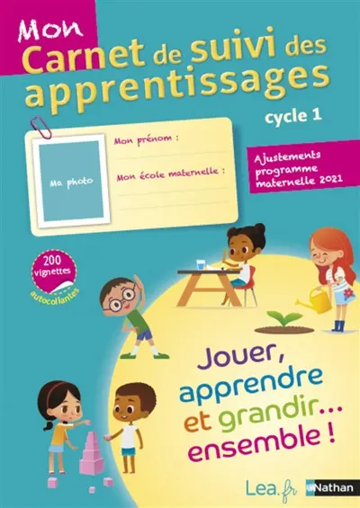 Mon carnet de suivi des apprentissages : cycle 1