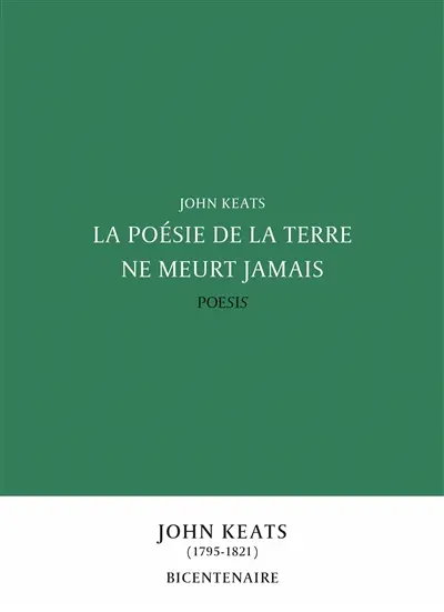 La poésie de la terre ne meurt jamais