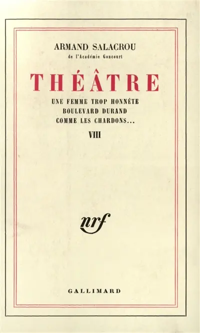 Théâtre. Vol. 8