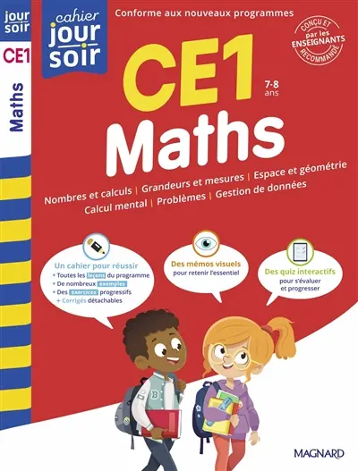 Maths CE1, 7-8 ans : conforme aux nouveaux programmes