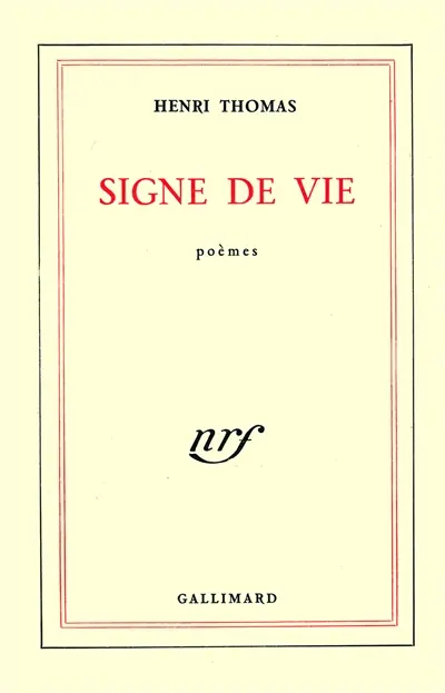 Signe de vie