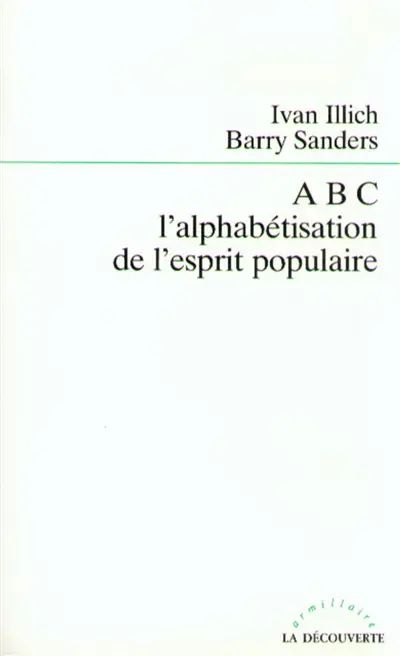 ABC : l'alphabétisation de l'esprit populaire
