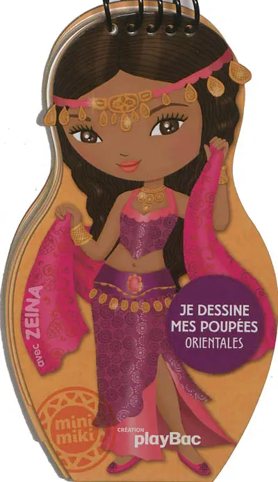 Je dessine mes poupées orientales avec Zeina