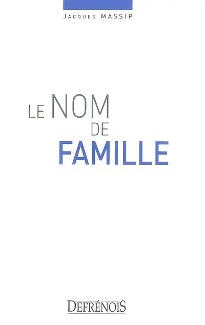 Le nom de famille