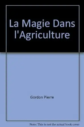 La magie dans l'agriculture
