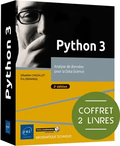 Python 3 : analyse de données pour la data science : coffret 2 livres
