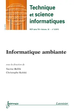 Technique et science informatiques, n° 5 (2013). Informatique ambiante