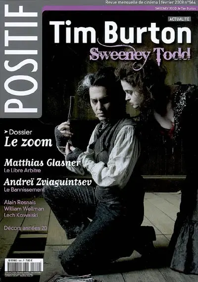 Positif, n° 564. Tim Burton. Le zoom
