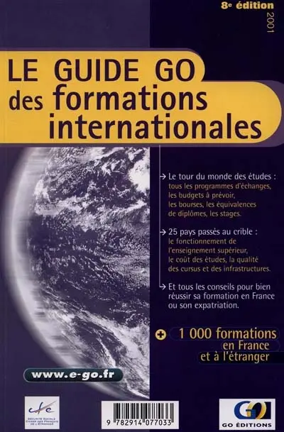 Guide des formations internationales 2001