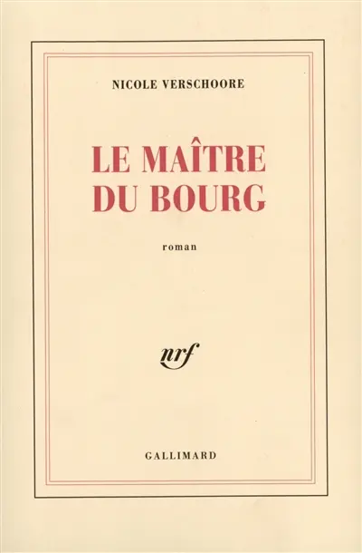 Le maître du bourg