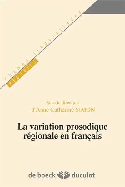 La variation prosodique régionale en français