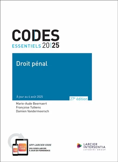Droit pénal 2025