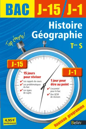 Histoire géographie terminale S : nouveau programme