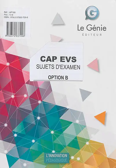 CAP EVS : sujets d'examen : option B