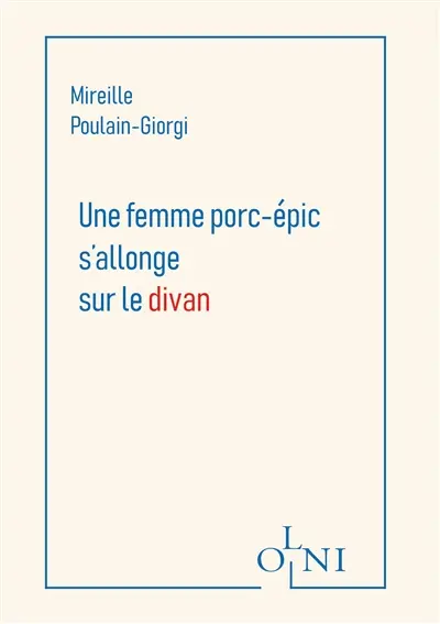 Une femme porc-épic s'allonge sur le divan