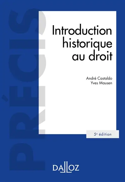 Introduction historique au droit