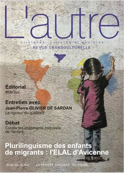 Autre (L'), n° 56. Plurilinguisme des enfants de migrants : l'ELAL d'Avicenne
