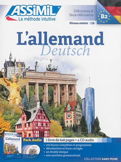 L'allemand, B2 : débutants & faux débutants. Deutsch, B2 : pack audio